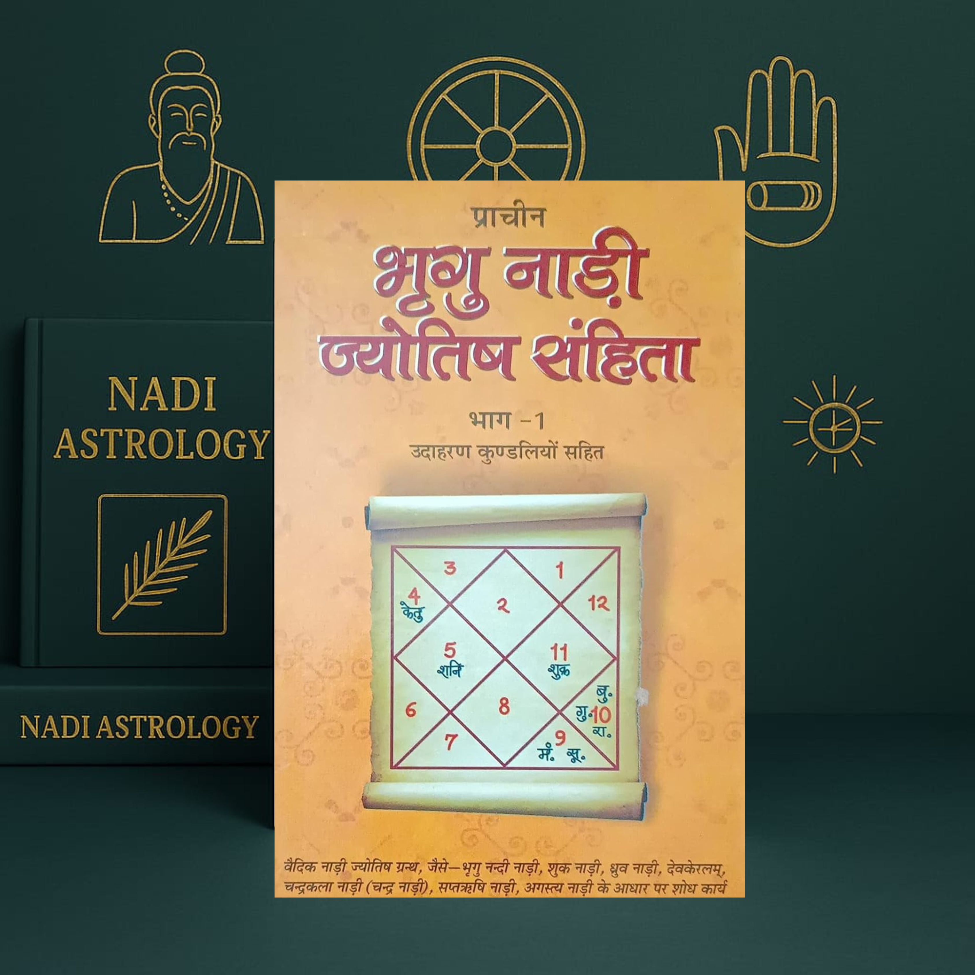 प्राचीन भृगु नाड़ी ज्योतिष संहिता (3 खंडों का सेट) Ancient Bhrigu Nadi Jyotish Samhita -3 Vol.Set " [Hindi]