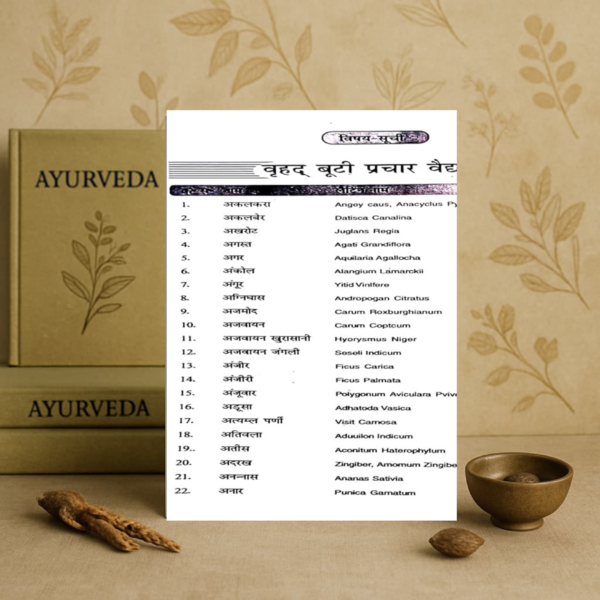 Dhanvantari krit Bhartiya Jadi-Butiya Hardcover - Image 3
