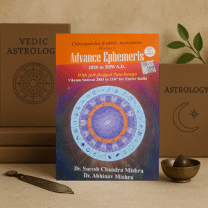 Mishra's Advance Ephemeris 2026-2050, Astrological Reference Book Paperback