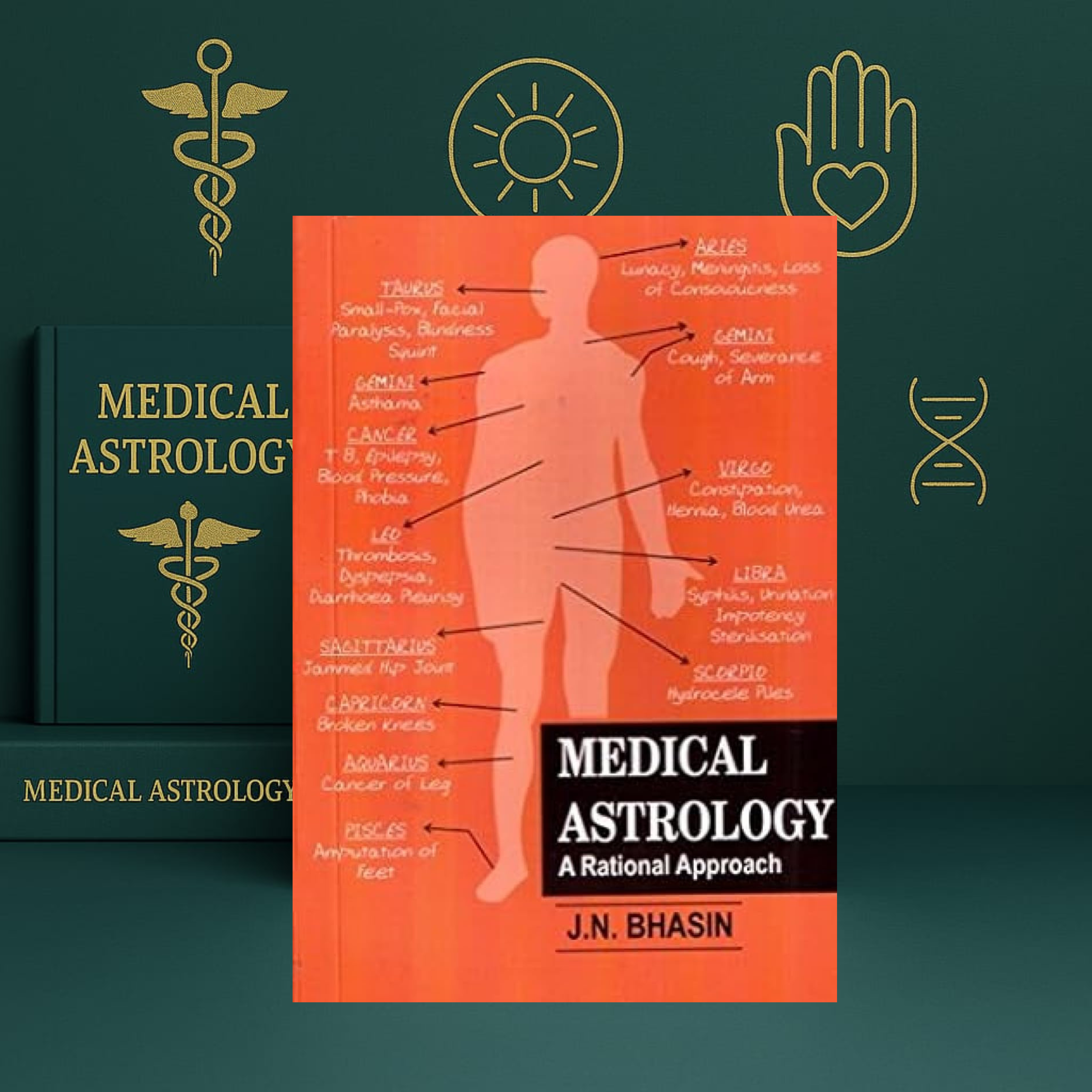 Medical Astrology: A Rational Approach by Jyotirvid J.N. Bhasin [English]
