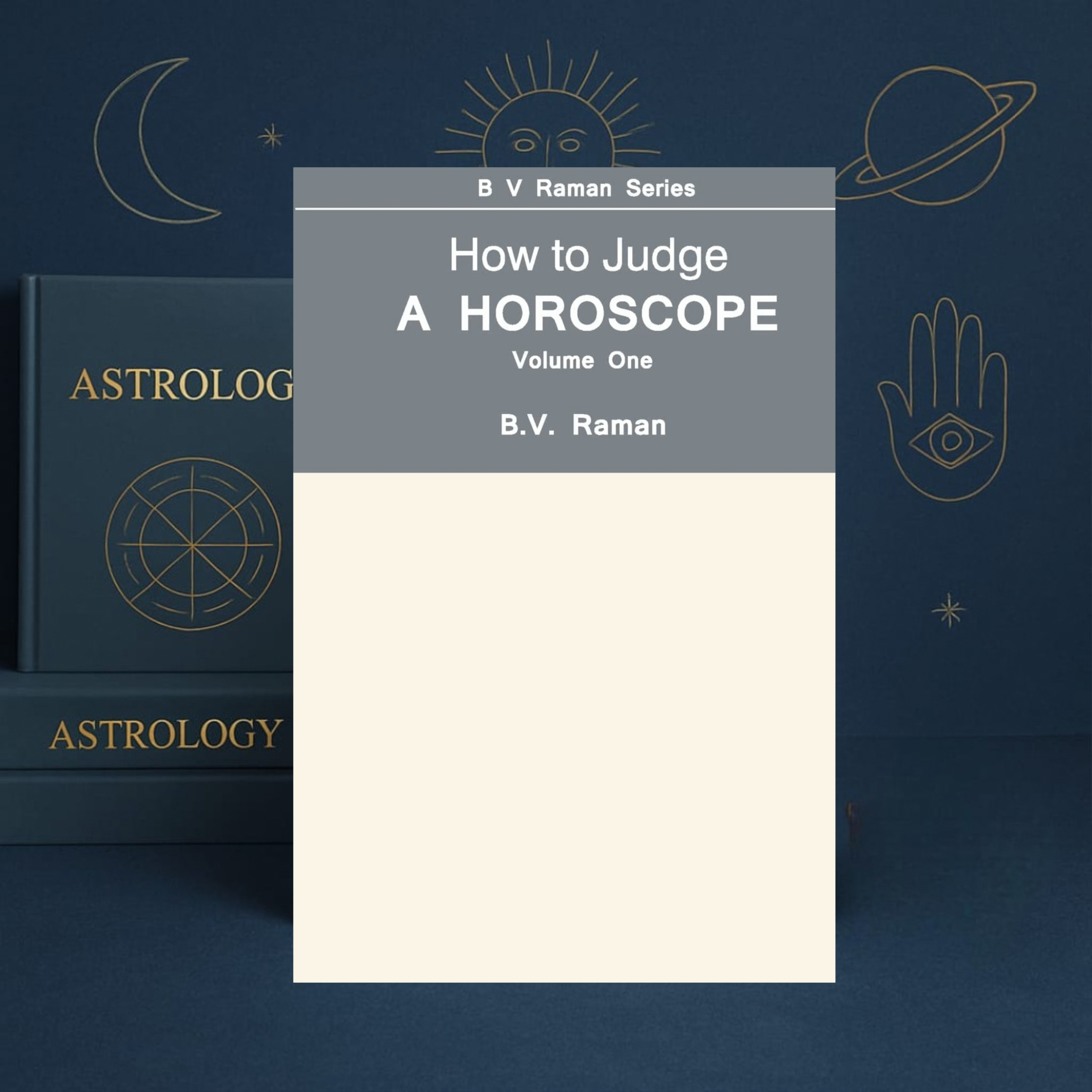 How to Judge a Horoscope Vol. 1 by B. V. Raman | MLBD | Vedic Astrology Book