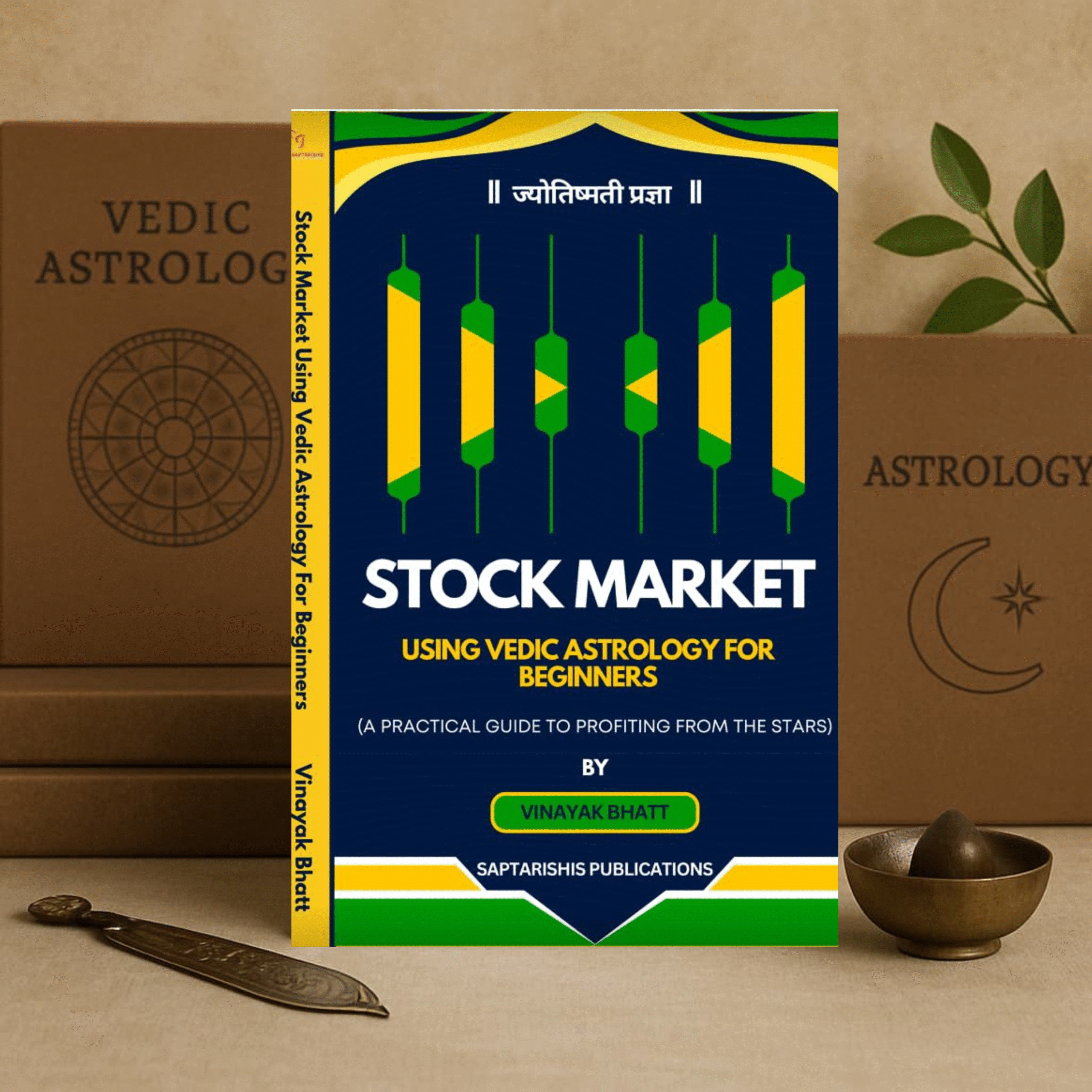 Stock Market Using Vedic Astrology for Beginners by Vinayak Bhatt | Saptarishis Publications (English)