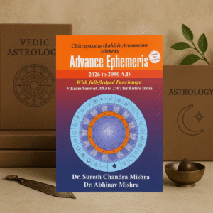 Mishra's Advance Ephemeris 2026-2050, Astrological Reference Book Paperback