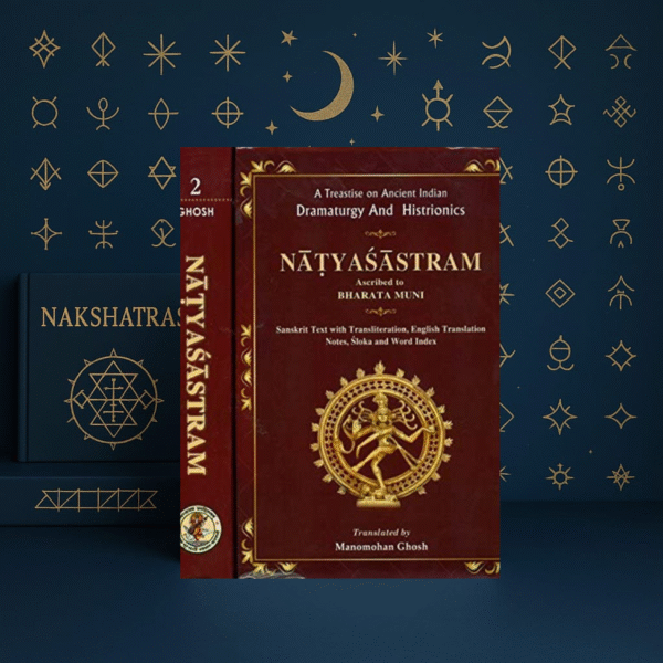 Natyasastram (combo set) by M.M. Ghosh | English Translation of Bharata’s Natya Shastra | Chaukhamba Publications