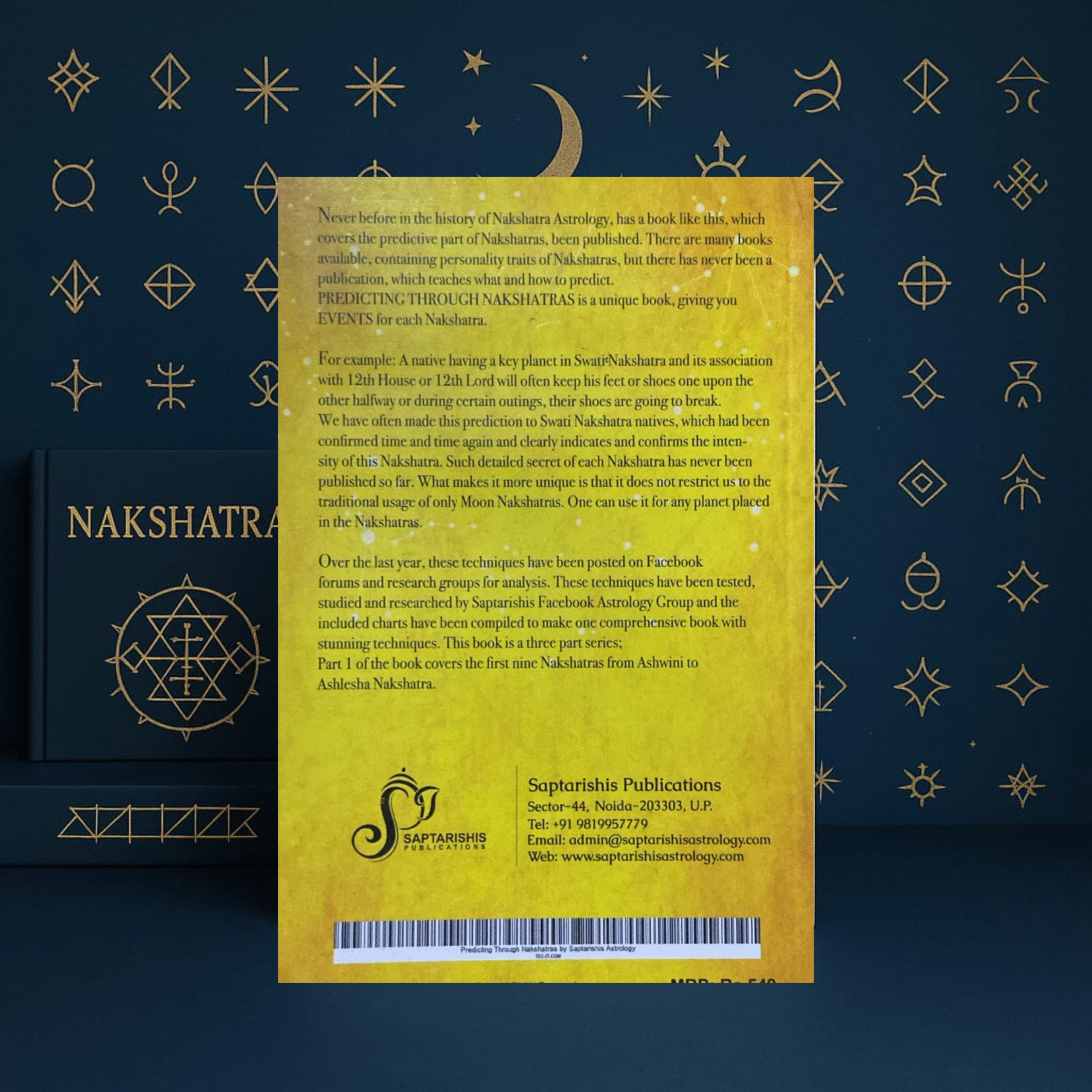 predicting through nakshatras part 1: 42 predictive techniques never before revealed tested on 258 horoscopes paperback
