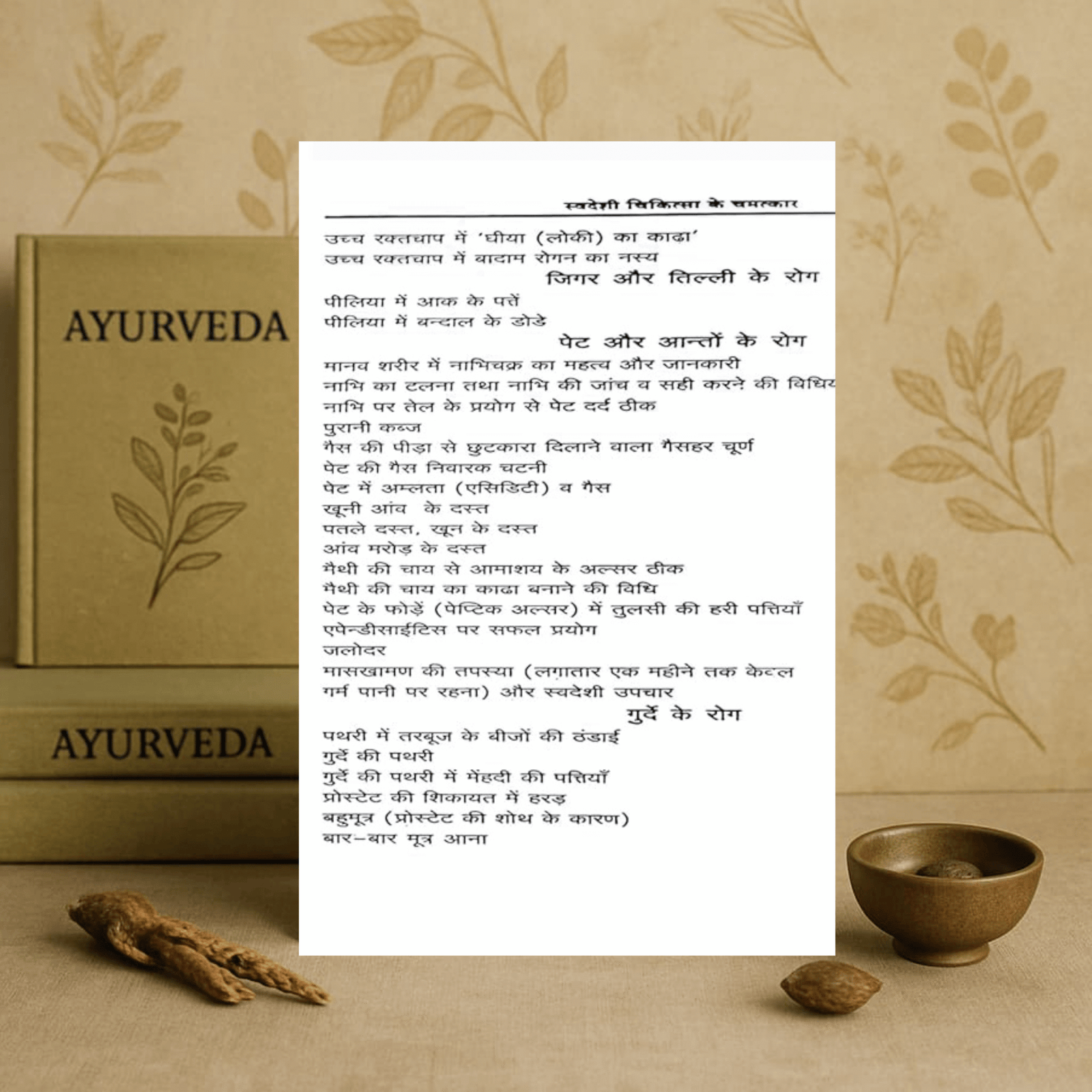 swadeshi chikitsa ke chamatkar (hindi) by ajit mehta hardcover