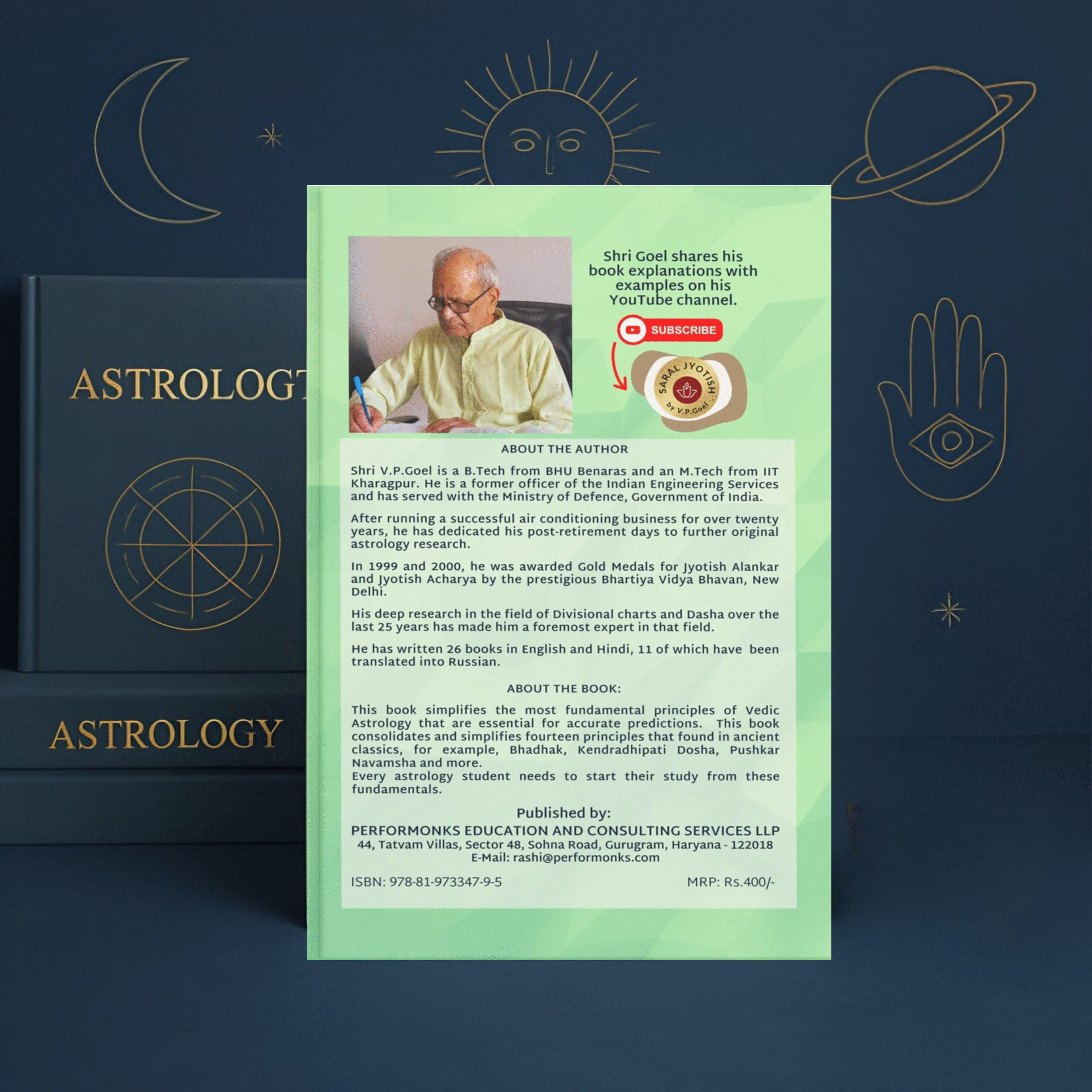 saral jyotish part 1 (eng) by v.p.goel: revised 2024 edition: paperback