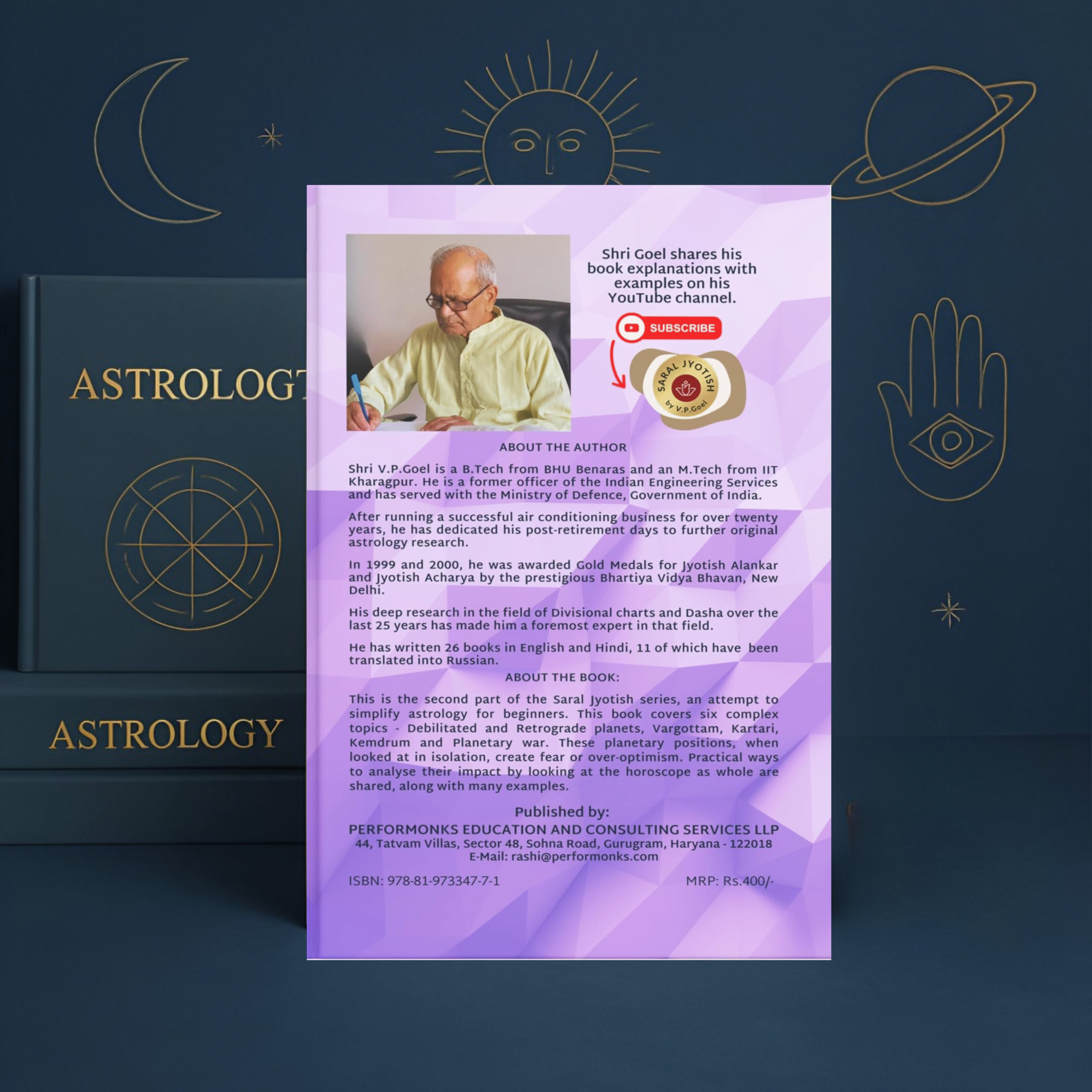 saral jyotish part ii (eng) by vpgoel: revised 2024 edition paperback