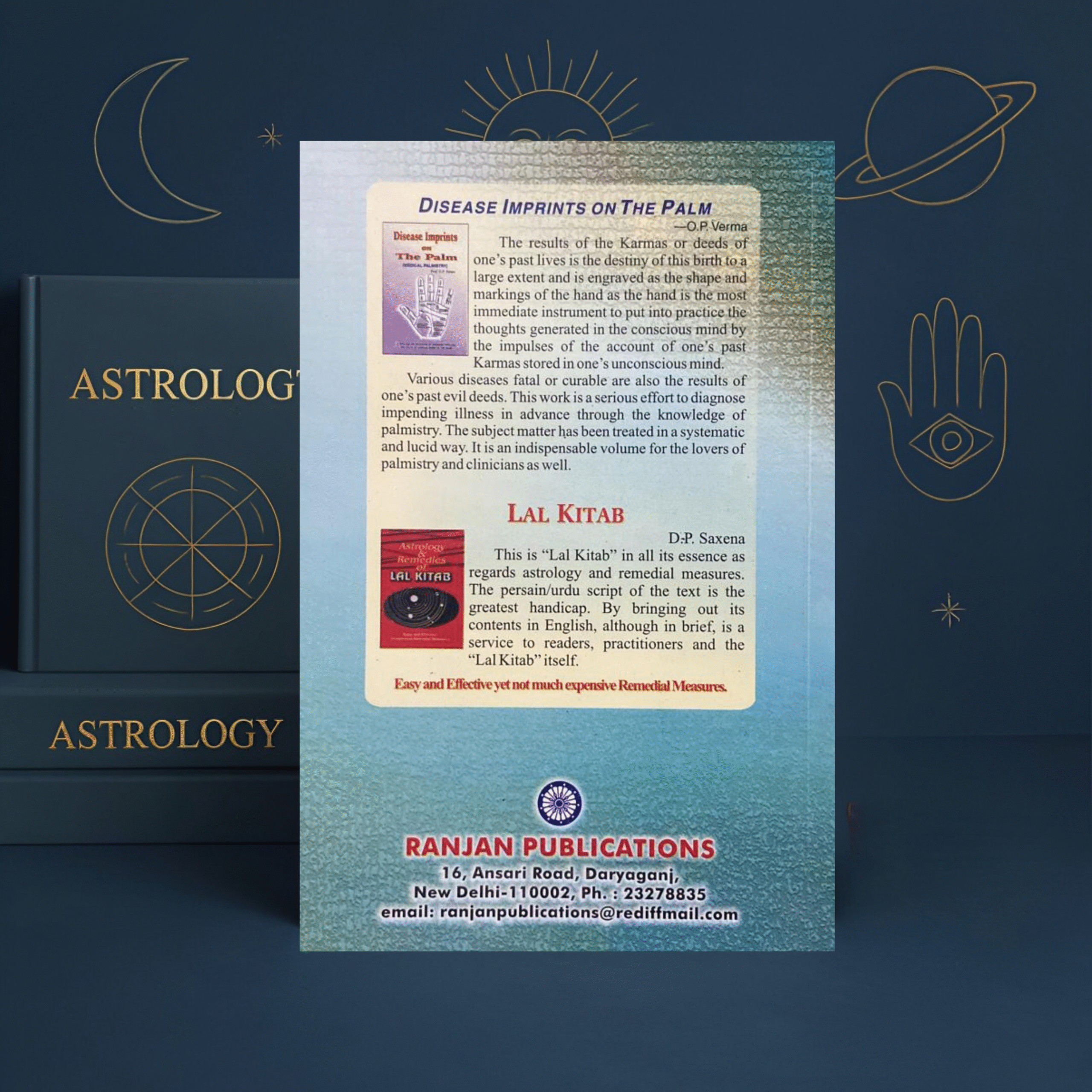 Remedial Measures in Astrology by Dr. G. S. Kapoor | English Book | Ranjan Publications - Image 2