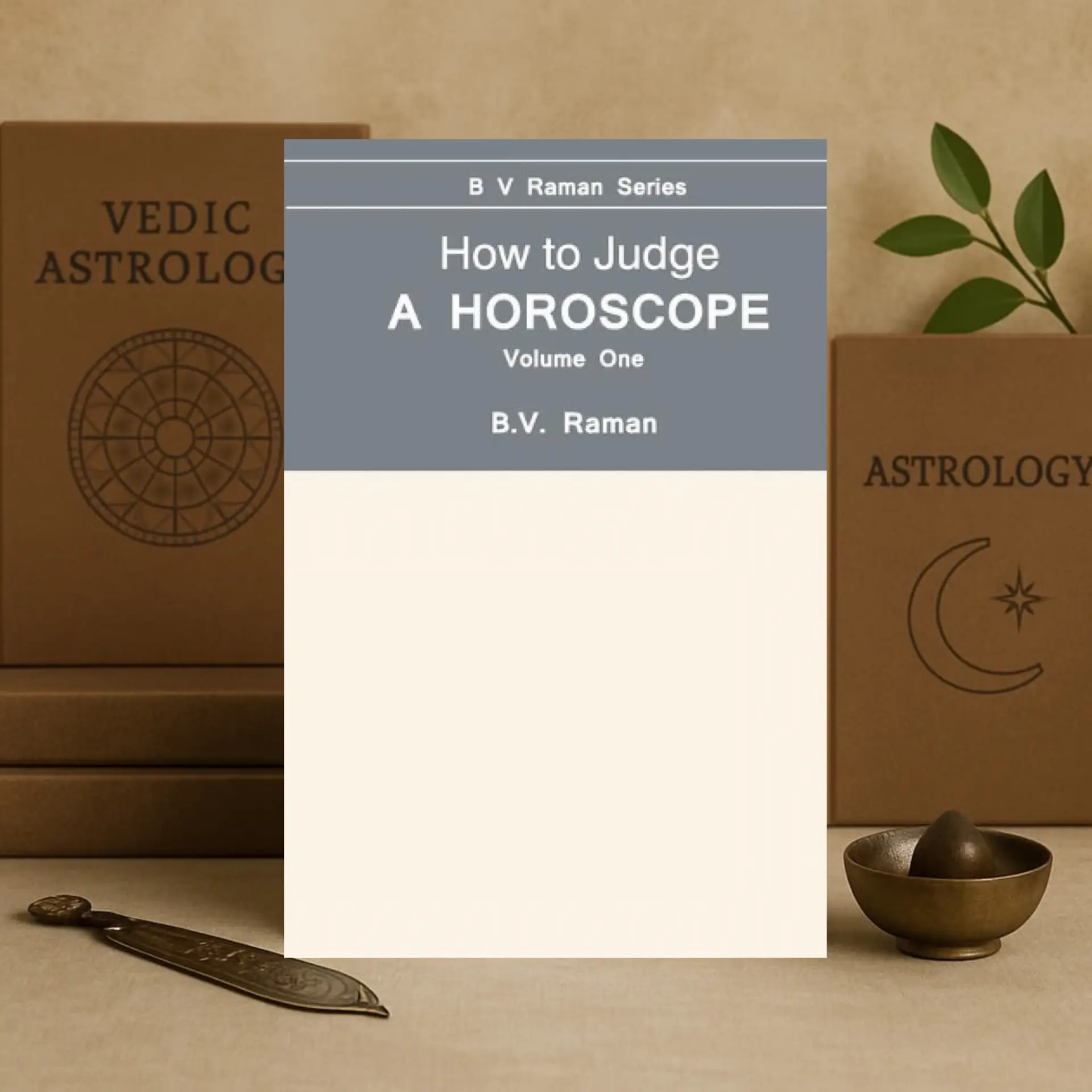 How To Judge A Horoscope Vol 1 | B.V. Raman | Motilal Banarsidass | kitabkunj