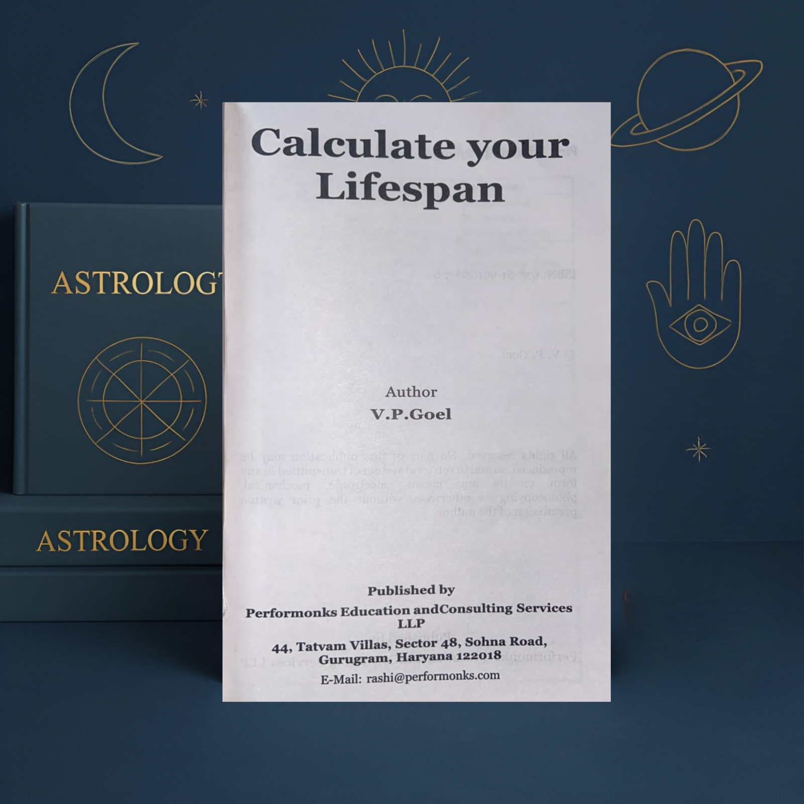 Calculate Your Lifespan by V. P. Goel | English Astrology Book | Longevity Astrology - Image 3