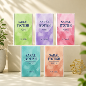Saral Jyotish 1–5 – Complete 5 Book Set by V.P. Goel | English Astrology Books