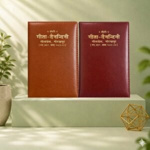 Gita Dainandini 2027 Deluxe Edition Set of 2 Diary | Hindi Daily Spiritual Diary & Planner | Bhagavad Gita Inspired | Devotional Diary | Gita Press Gorakhpur